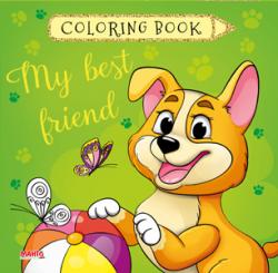 My best friend. Coloring book