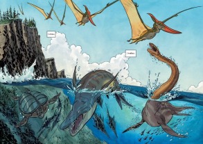 Наука в коміксах. Динозаври: пір’я та скам’янілості. Фото 5