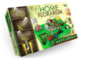 Безпечний освітній набір для вирощування рослин «Home Florarium»