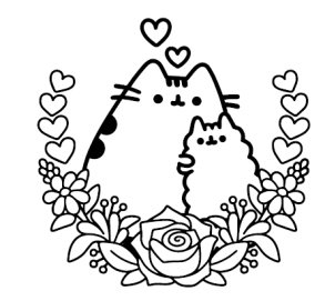 Мінірозмальовка Pusheen. Фото 2