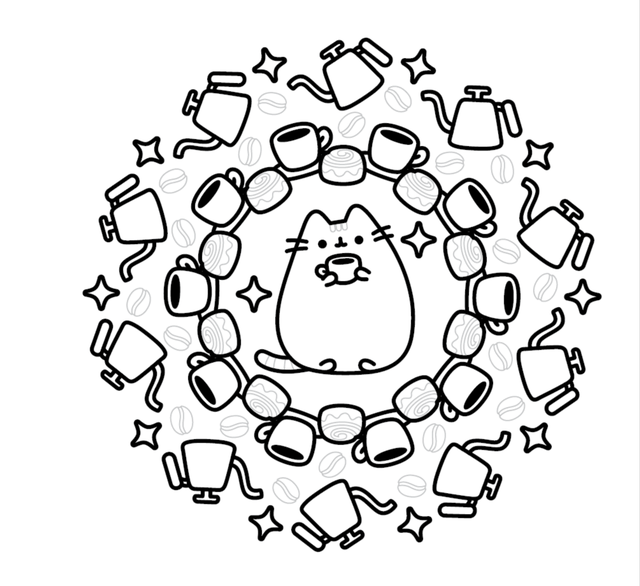 PUSHEEN. Наймиліша мінірозмальовка. Розфарбовуй і грай. Фото 4
